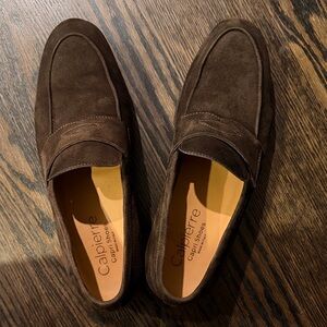 Men's Brown Suede Loafers